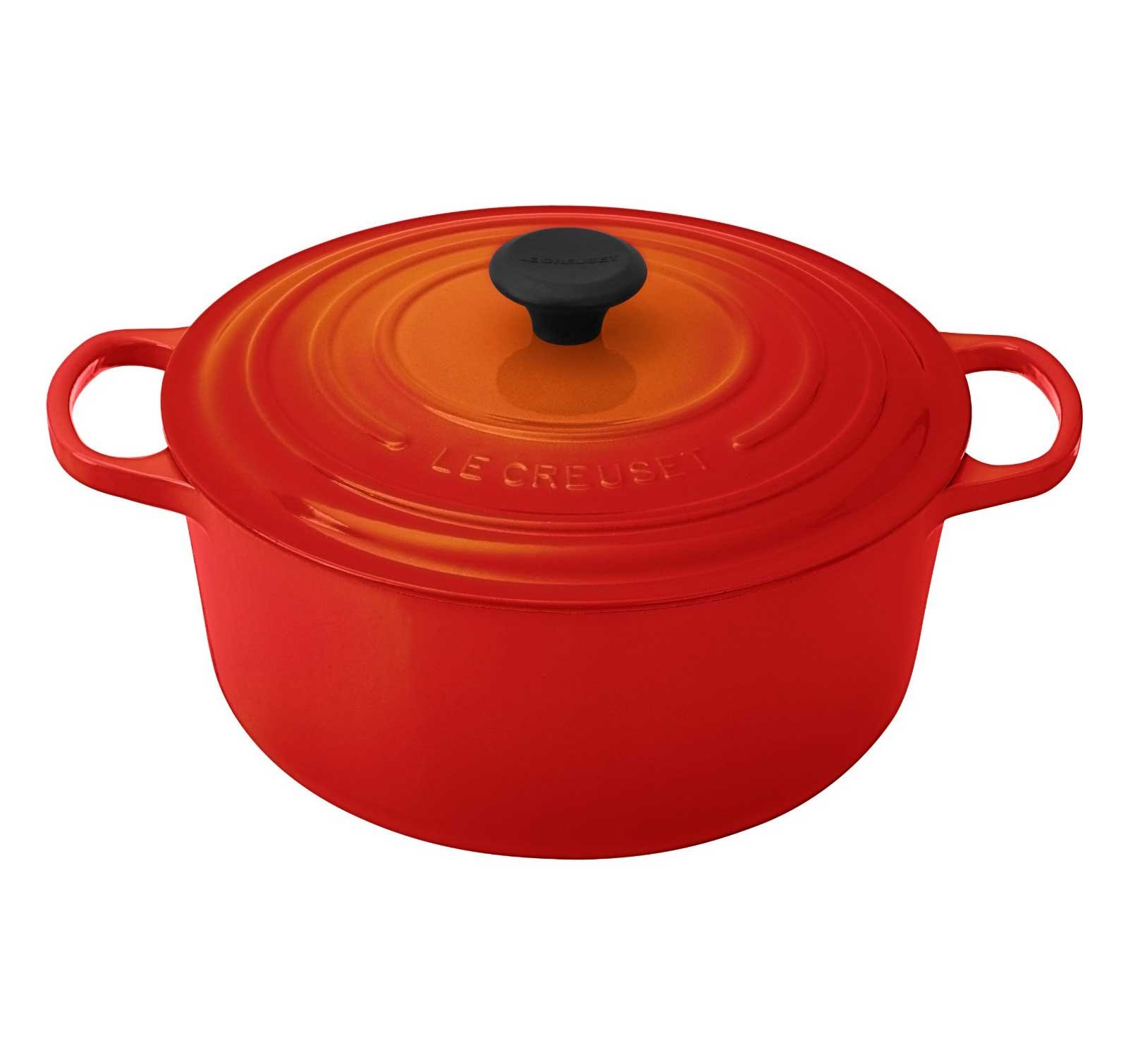 Amazon.com: Le Creuset 經典款琺瑯鑄鐵鍋7-1/4 夸脫(約8.2 公升) 圓形